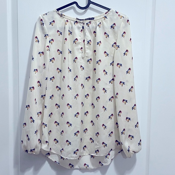 Zara Bird Blouse - Picture 1 of 3